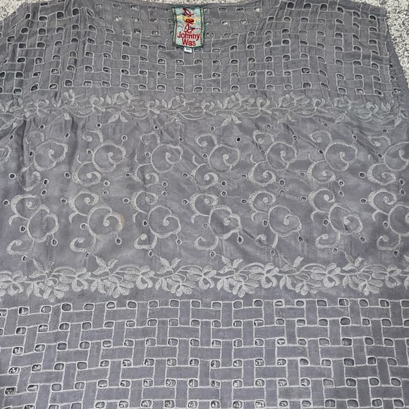 Johnny Was Gray Tunic Sz:M - Picture 4 of 14